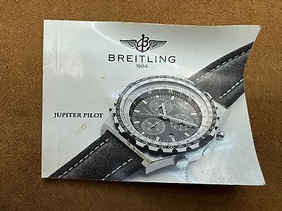 Breitling jupiter pilot booklet